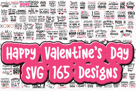 Review: Happy Valentine’s Day SVG 165 Designs for Embroidery