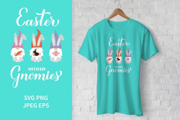 Reviewing Easter with My Gnomies for Real Stitch-Outs