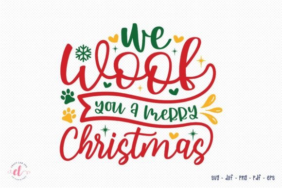 Reviewing the We Woof You a Merry Christmas SVG for Stitching