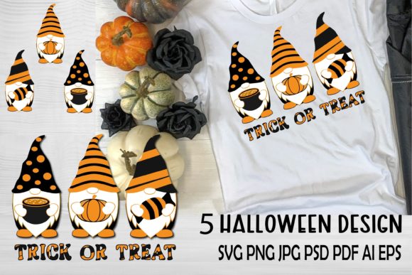 Stitching Whimsy: A Designer’s Take on Halloween Gnomes SVG